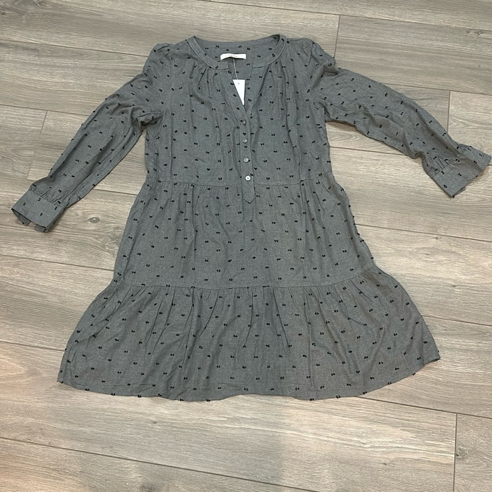 LOFT Tiered Babydoll Dress Sz S NWT